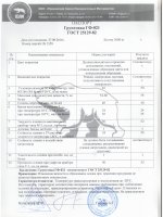 Паспорт качества Грунтовка ГФ-021 б/с