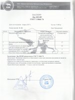 Паспорт качества Лак КО-85