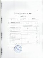 Паспорт качества Лак КО-921