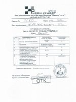 Паспорт качества Эмаль АК-505 Паспорт качества Эмаль АК-505