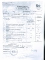 Паспорт качества Виксинт К-18 Паспорт качества Виксинт К-18