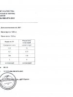Паспорт качества Мастика АМ-0,5 Паспорт качества Мастика АМ-0,5