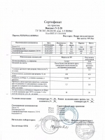 Паспорт качества Герметик У-2-28НТ Паспорт качества Герметик У-2-28НТ