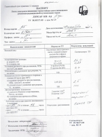 Паспорт качества Лента ЛЭТСАР КП-0.2